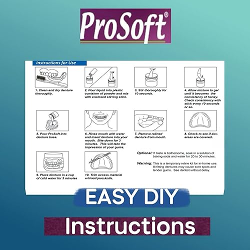 Miniatura 9 de ProSoft - Kit de reborde para dentadura (2 unidades)