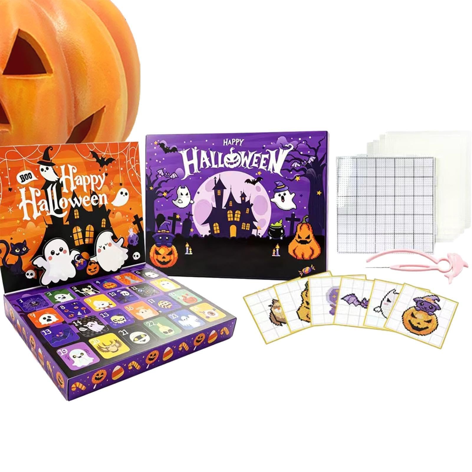 Kalender Rückenkonto Halloween mit Perlen zum Schmelzen 24 Tage