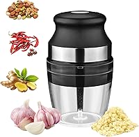 QICI Garlic Crusher Press Grinder - Easy-Clean Twister, Dishwasher Safe Multifunctional Smasher for Garlic, Ginger, Onion, Nuts & More