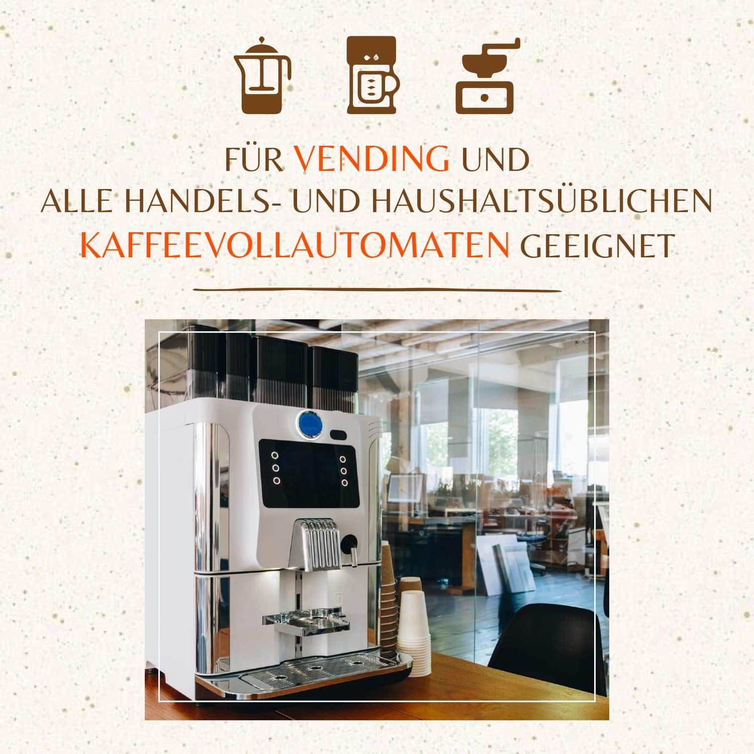 Venessa VT 20 Topping Mleko w proszku 40 x 1 kg dla klientów biznesowych, rozpuszczalne, idealne do kawy z mlekiem, latte, cappuccino, opakowanie 40 sztuk – wszystkie ekspresy do kawy i nadają się do