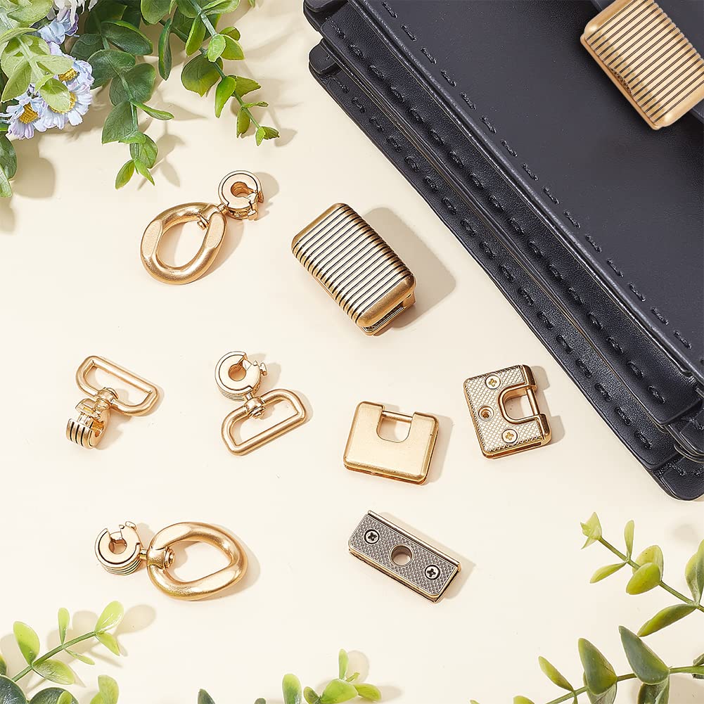 WADORN 12 pezzo Set di Fermagli per Borsa In Lega, Hardware per La Chiusura Della Borsa Borsa Fai-Da-Te Chiusura con Chiusura A Scatto Accessori per La Sostituzione Della Borsa per La Riparazione