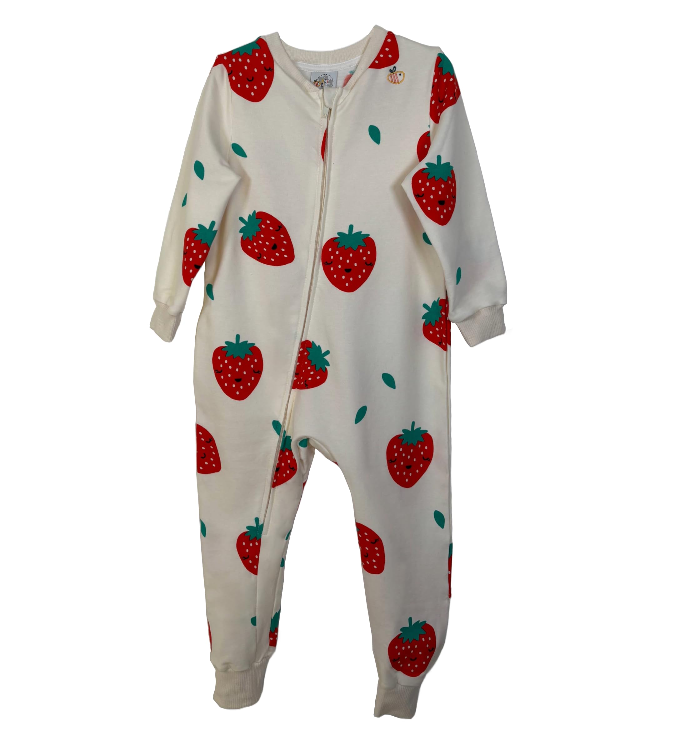 BEEBIP Tutina senza piedi in Morbido Cotone Biologico Felpato – Fatta con Amore in Italia, Tessuti certificati GOTS e Oeko-Tex ®, Calda e Sicura sulla Pelle dei Bambini