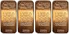 4 x 1 Kilo China Panda Mint Copper Cast Bar 999 Fine 5 kg Kilogram Bullion 1000g Ingot