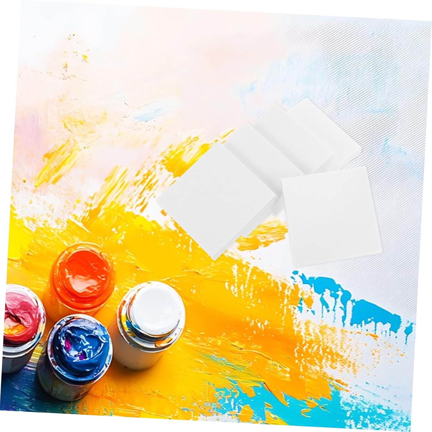 OSALADI 5sets Double-Sided Palette Paper Sheets for Outdoor Painting Sketching Art Projects Tearable and Easy to Replace for DIY Activities