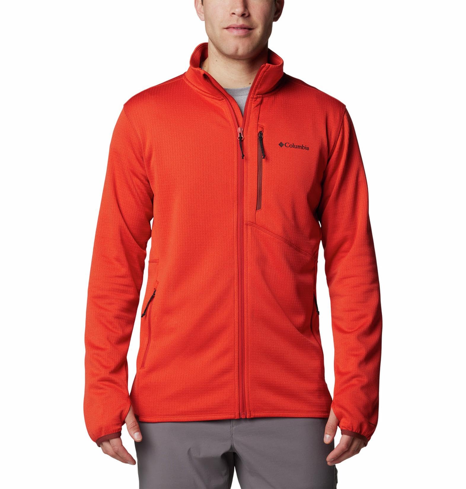 columbia Men Fleece Polyester Standard Length Omni-Wick Park View Hiking and Trekking Jacket-picture-48