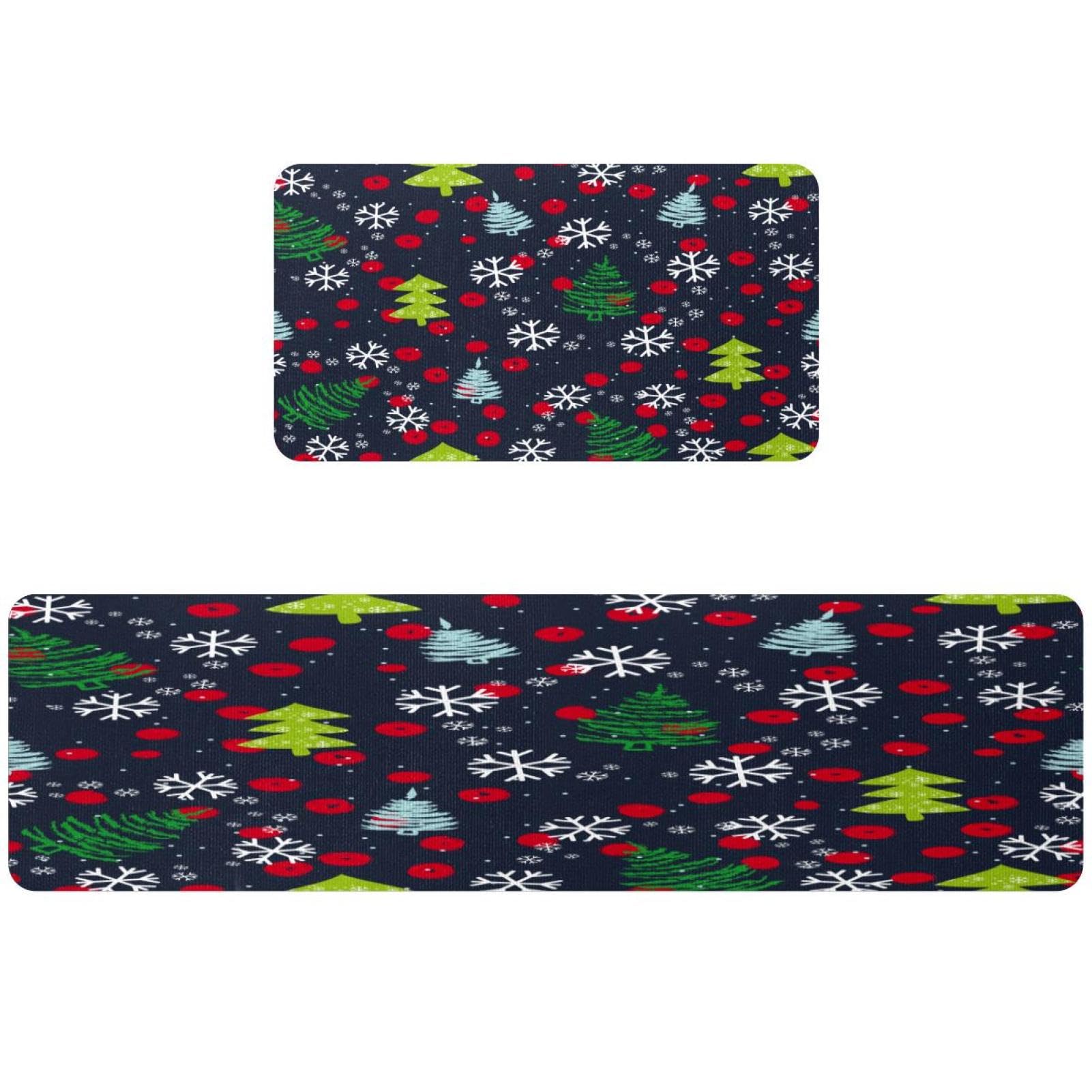 Alfombras para cocina y cuarto de lavado VAPOKF tapetes navideños antideslizantes