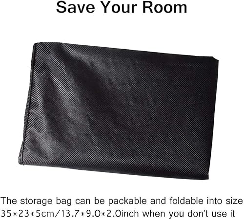 Miniatura 6 de WITERY Bolsas de almacenamiento grandes de 180 litros, 2 unidades, impermeables, a prueba de humedad, con cremallera, bolsa de transporte para la