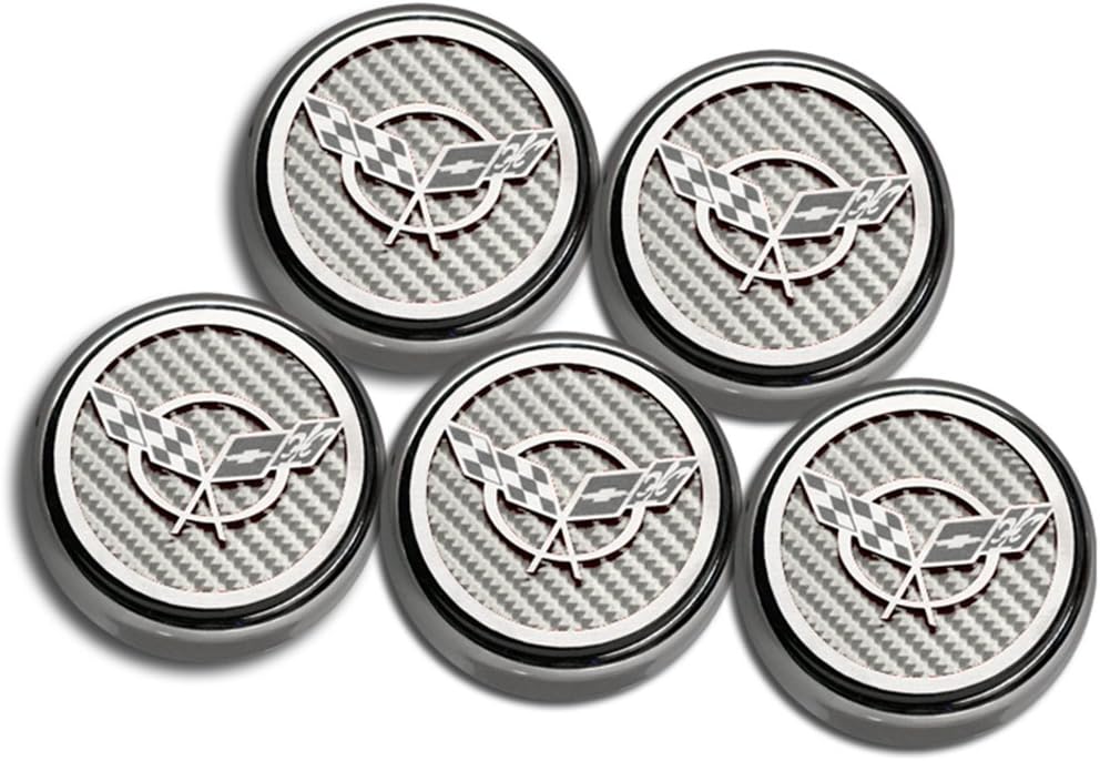 American Car Craft 033073-WHT 1997-2004 C5 & Z06 Corvette White Cap Cover Set, 5 Piece (Gm Licensed Factory Automatic Cf)