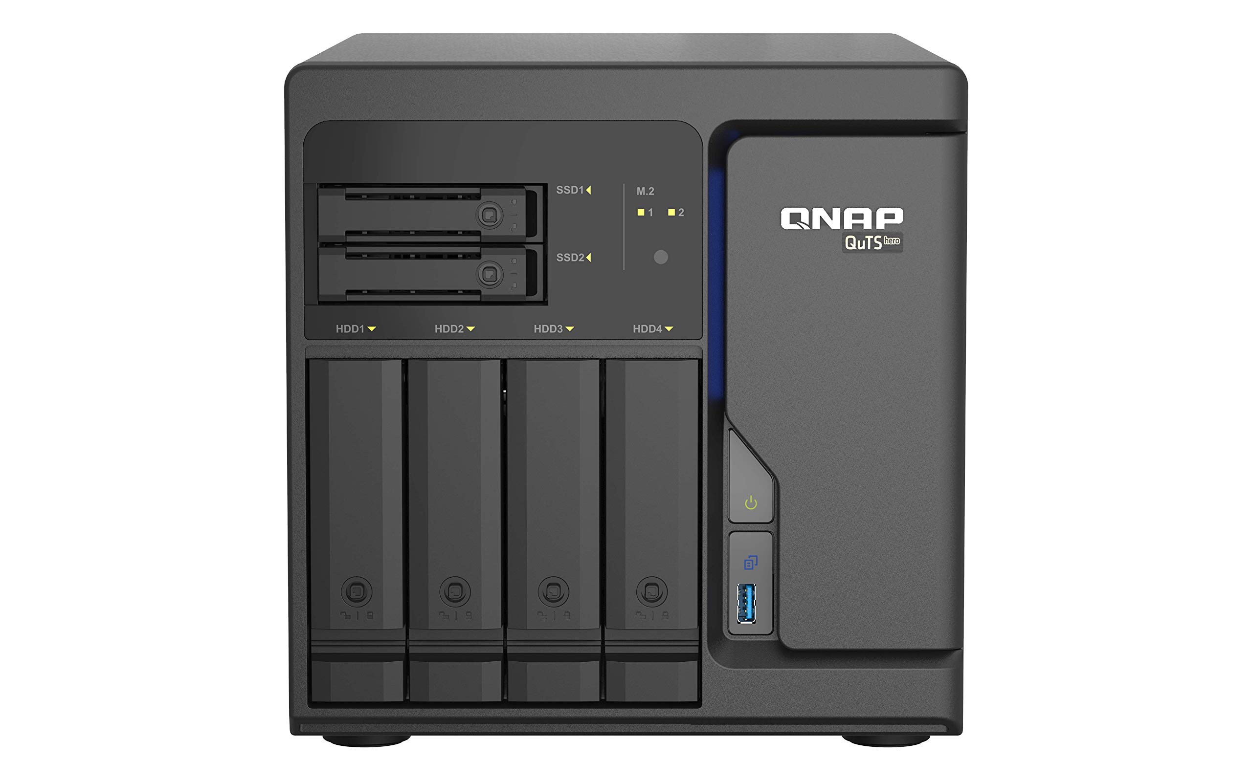 QNAP TS-h686 6 Bay Enterprise NAS with Intel® Xeon® D-1602 and Four 2.5GbE Ports