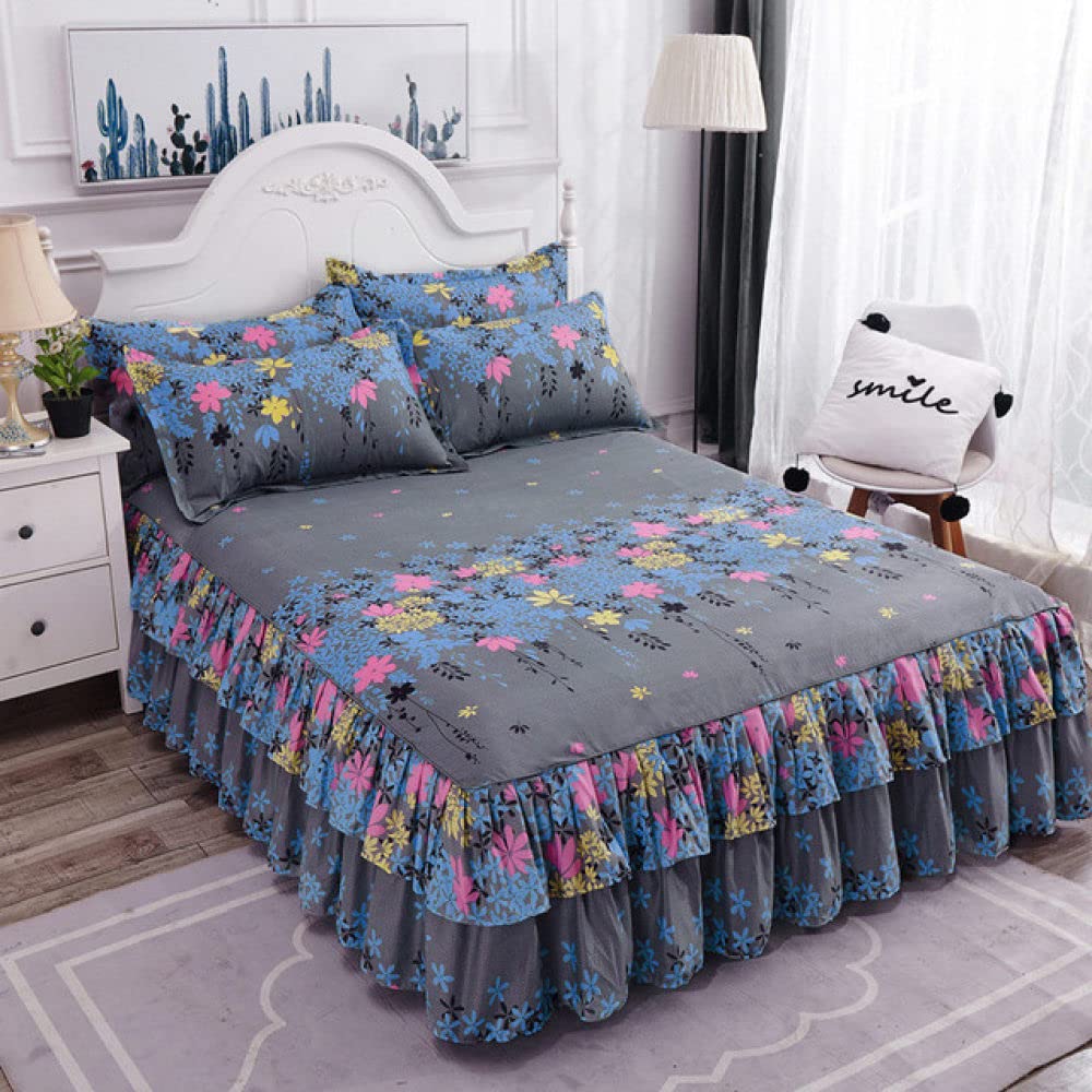 Linge de Lit Luxe en Coton - Parure King Size avec Drap-Housse Élastique