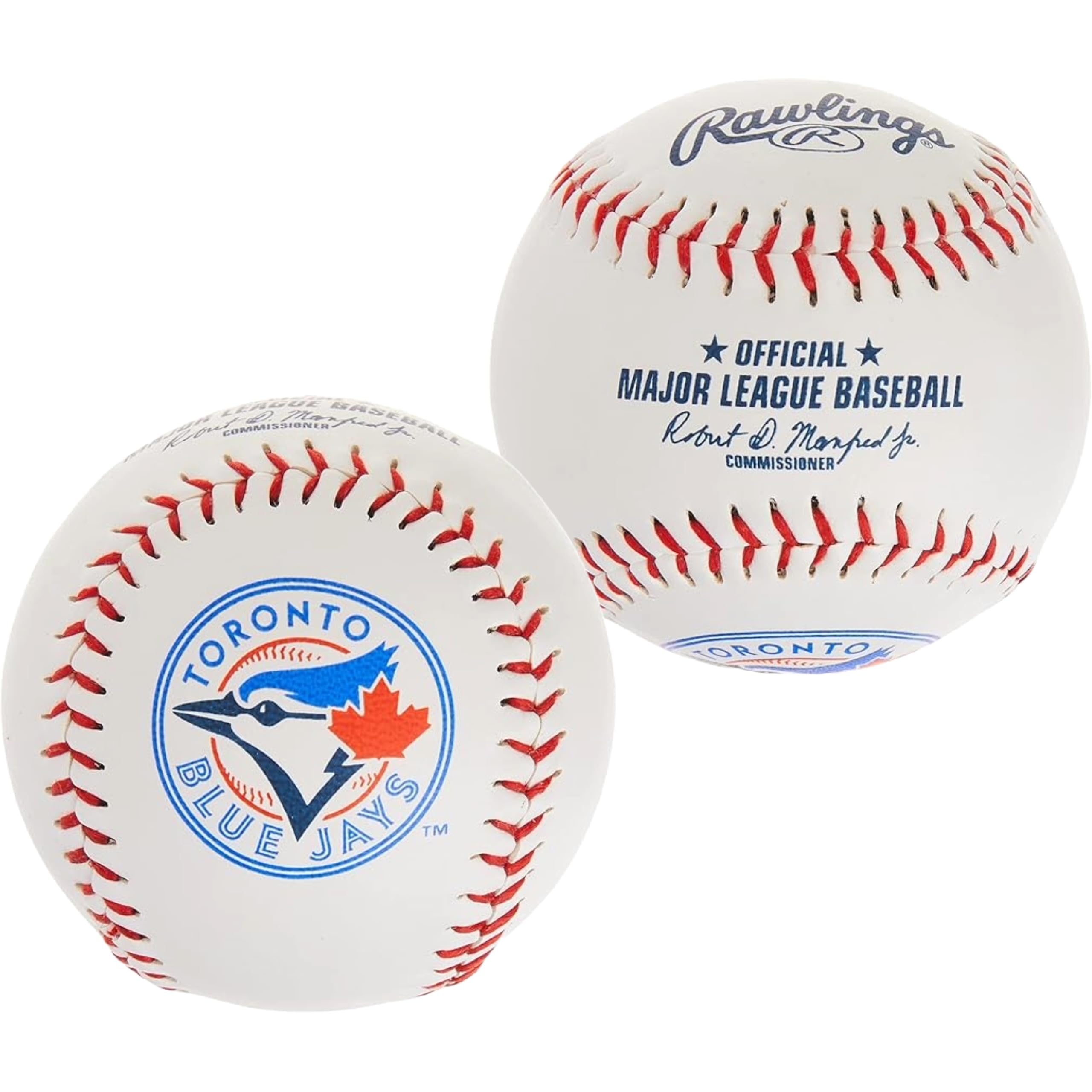 Rawlings MLB Toronto Blue Jays Team Logo Baseball, Official, White โ image 1