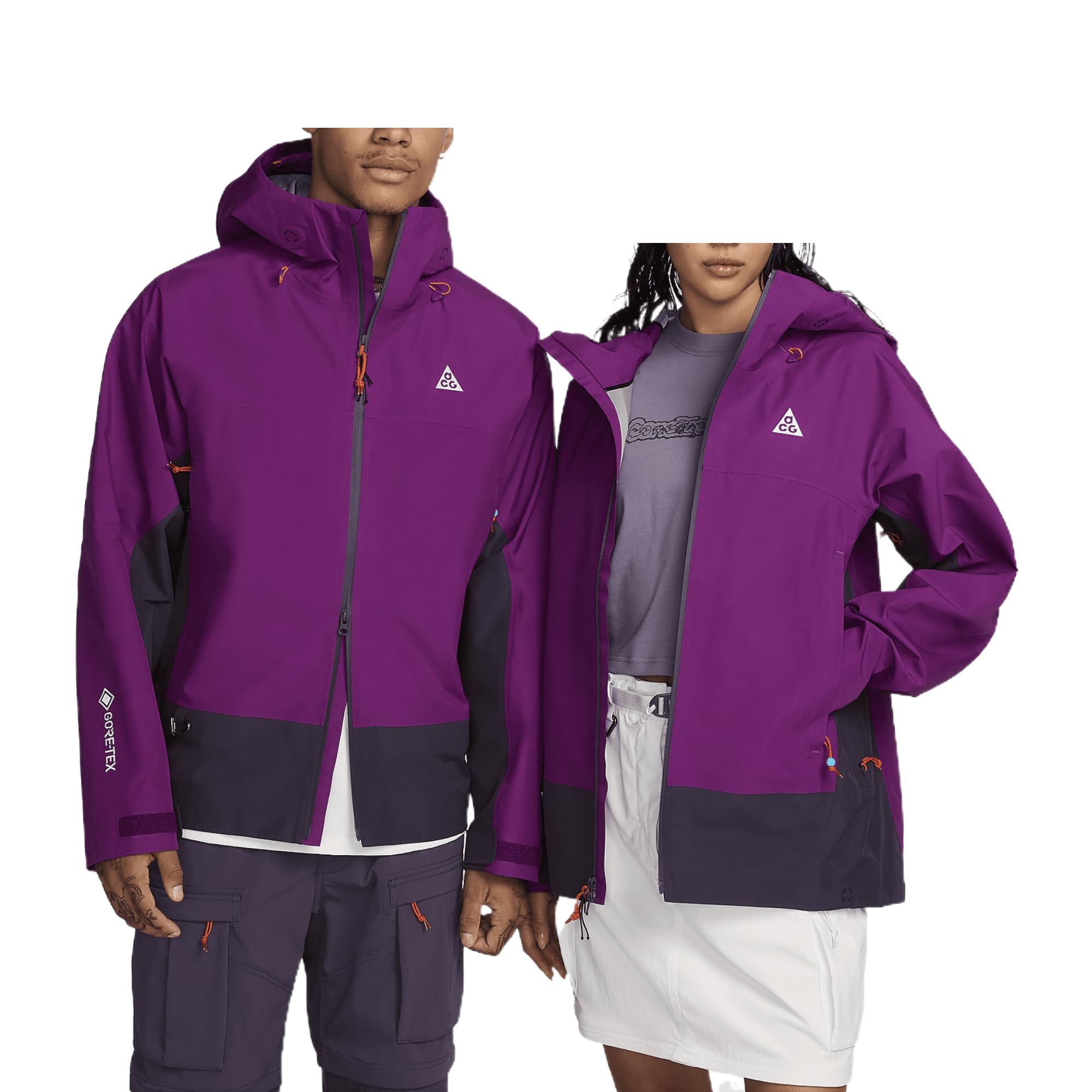 Nike ACG Misery Ridge Storm-FIT ADV GORE-TEX Jacket (Bold Berry/Dark Raisin/Summit White, FV8641-505) Size Small