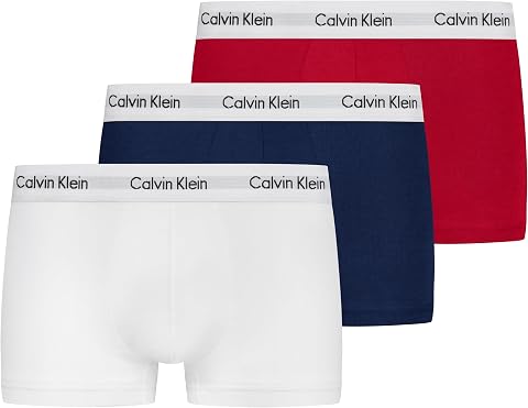 Calvin Klein Herren 3er Pack Boxershorts Low Rise Trunks Unterwäsche