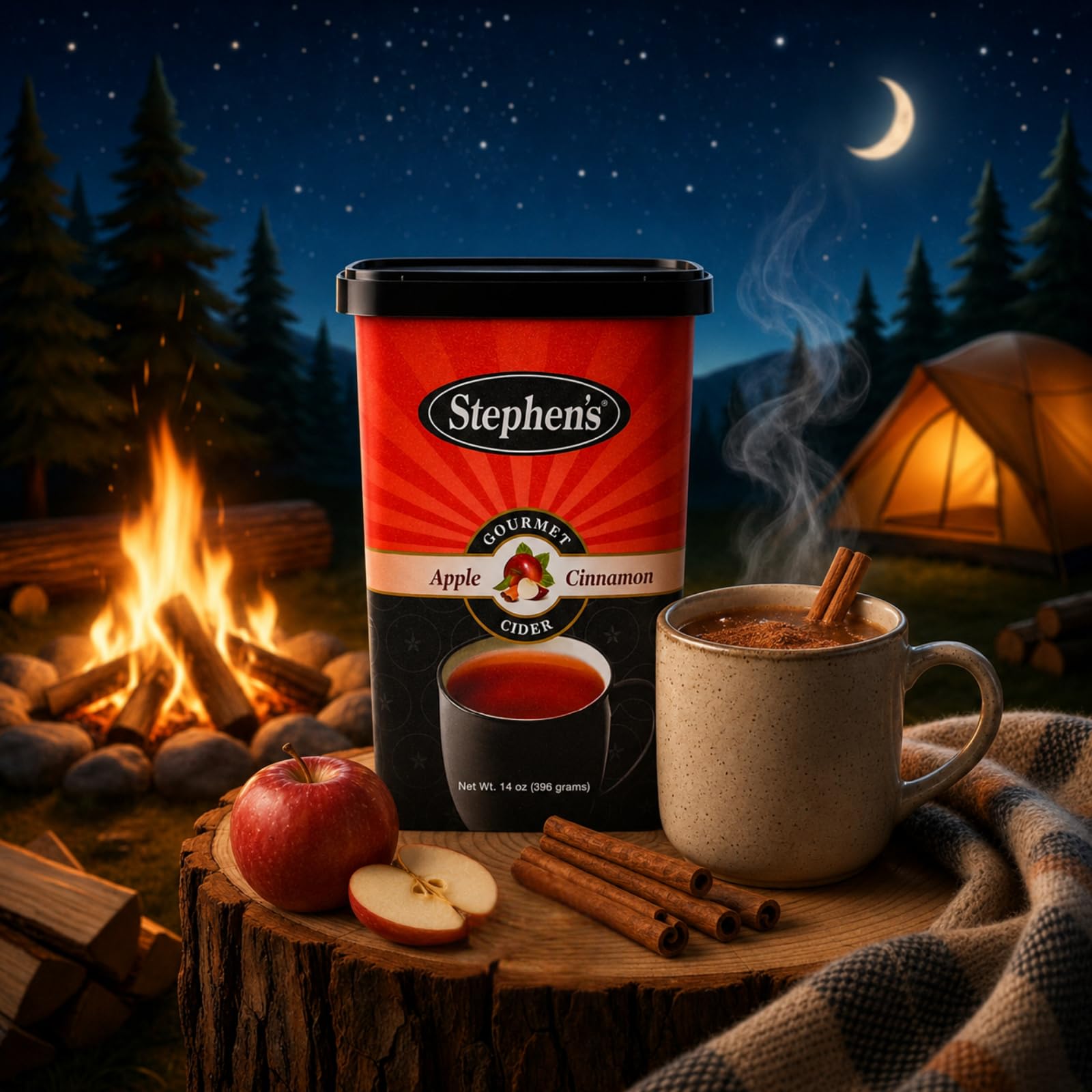 Amazon.com : Stephen's Gourmet Hot Cocoa, Apple Cinnamon Cider, 14