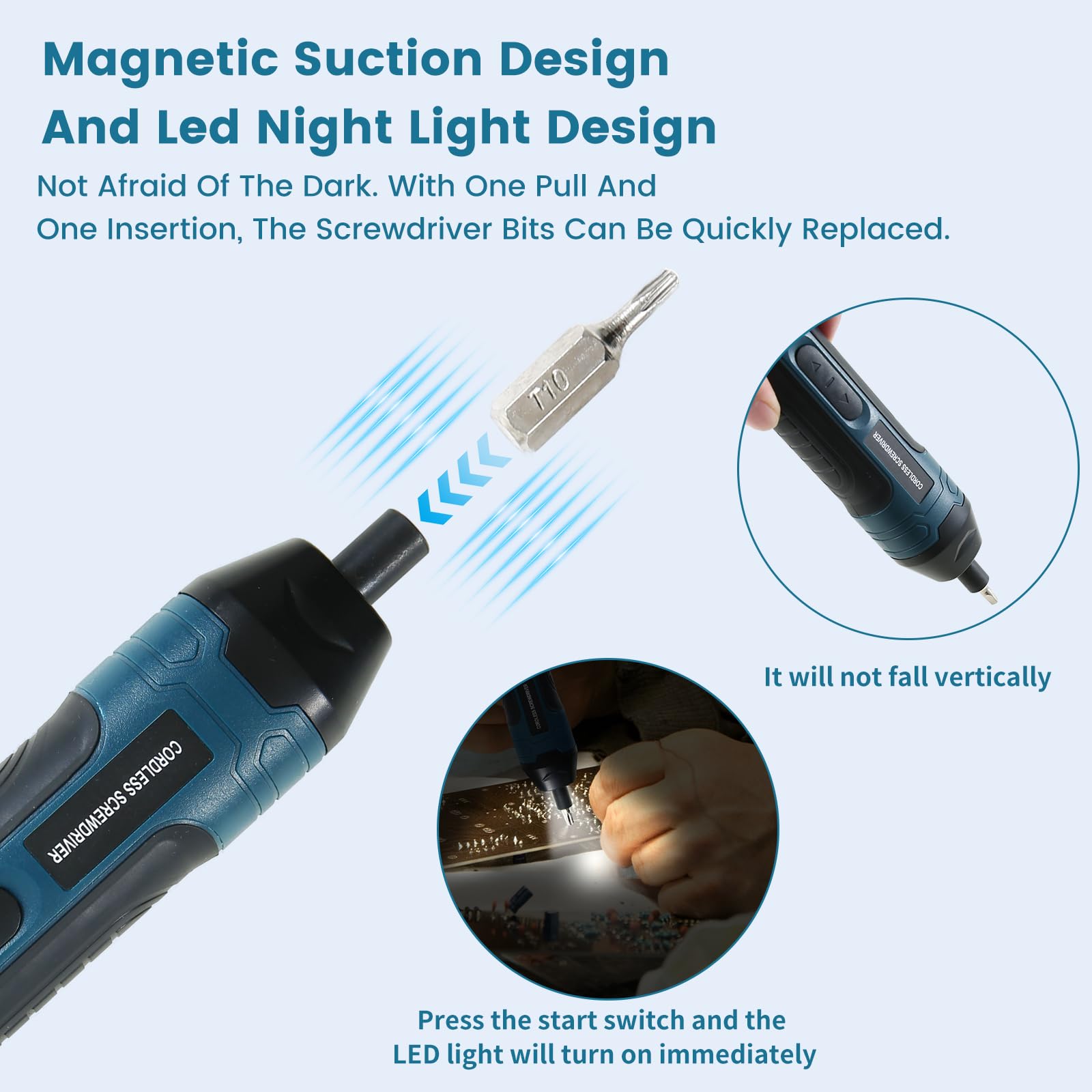 cupeohome Electric Cordless Screwdriver 105 in 1 - Image 2