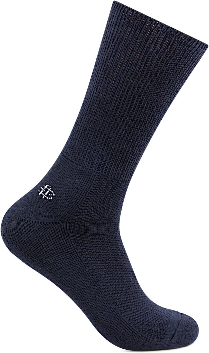 Bonjour Men's Diabetic Socks -Navy