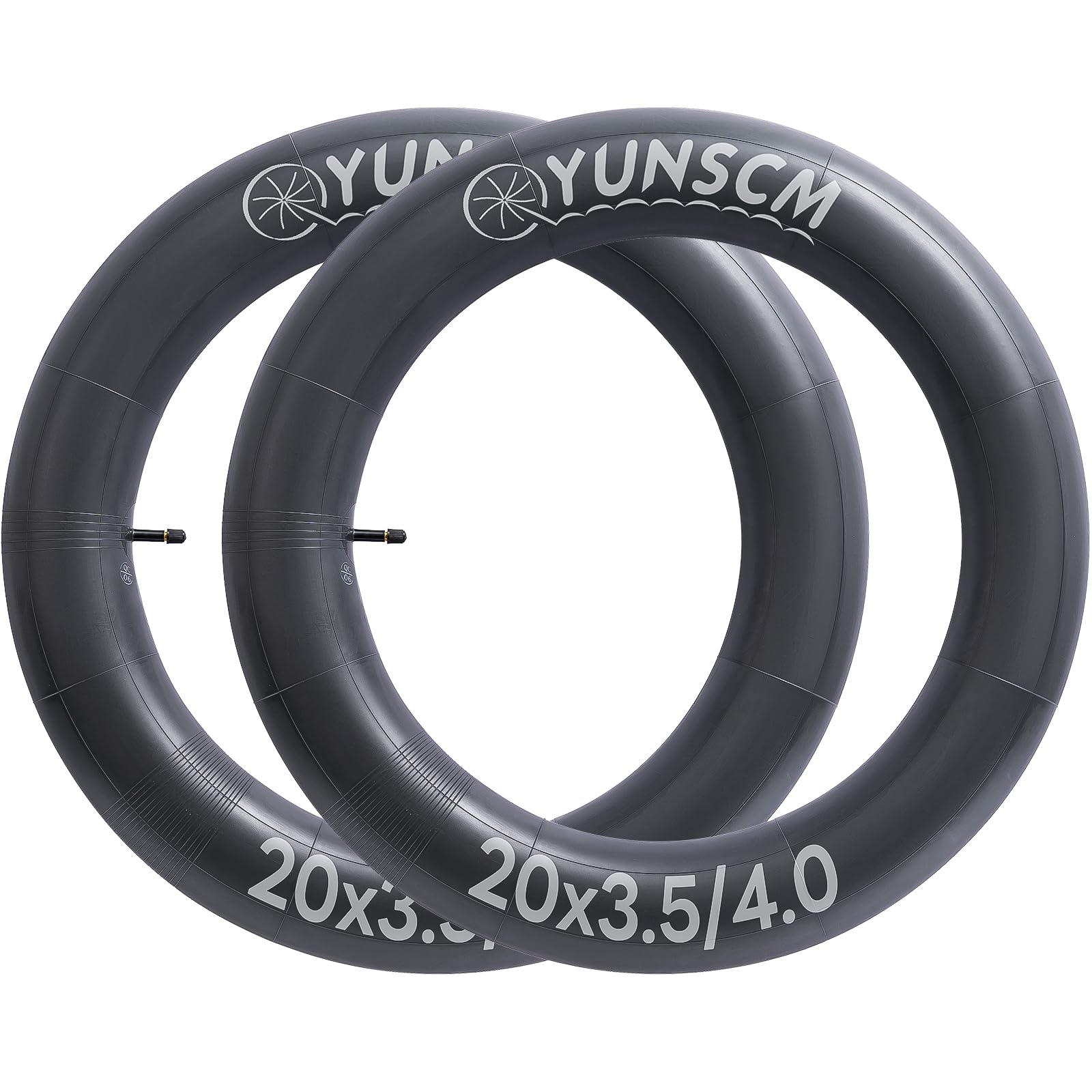 RUTU 2-Pack 20x4 Bike Tube,20 * 3.5/4.0 Bicycle Inner Tube With 32mm - View #2