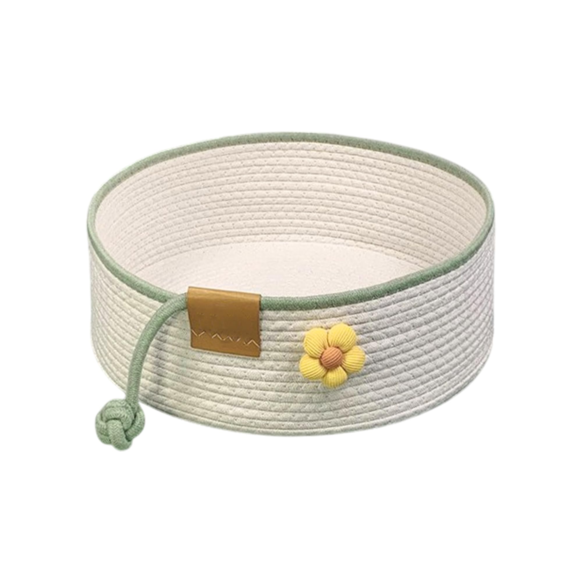 Panier tissé pour chat résistant aux griffures, lit universel de 50cm