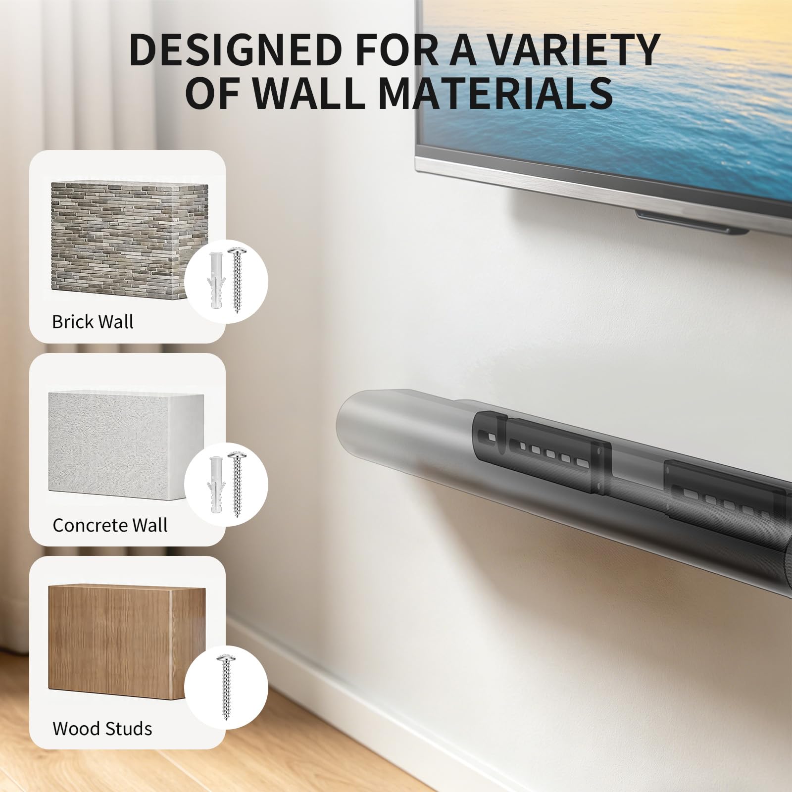 sonos arc wall mount　壁掛け用ブラケット Amazon.com: Agandax Wall Mount for Sonos Arc Soundbar and Sonos