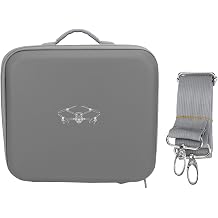 Compatible with 4 Pro RC 2, Portable PU Leather Storage Travel Hard Carrying Bag Accessories with Shoulder Strap