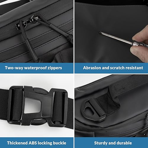 Miniatura 3 de THKFISH Riñonera de pesca, bolsa de aparejos de pesca, riñonera impermeable para mujeres y hombres, bolsa portátil