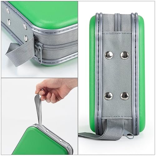 Miniatura 37 de UENTIP Funda para DVD, capacidad de 48 unidades, portátil, con cremallera, almacenamiento grande, cartera de CD, organizador de CD, viaje en casa