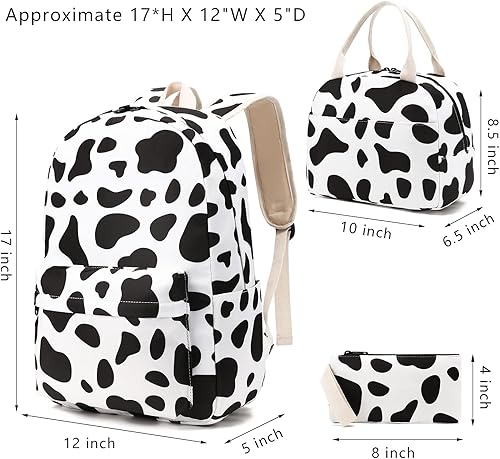 Miniatura 6 de Pawsky Mochila para niñas, niños, mochila escolar de viaje, mochila para laptop, mochilas casuales con bolsa de almuerzo, bolsa para lápices, Azul,