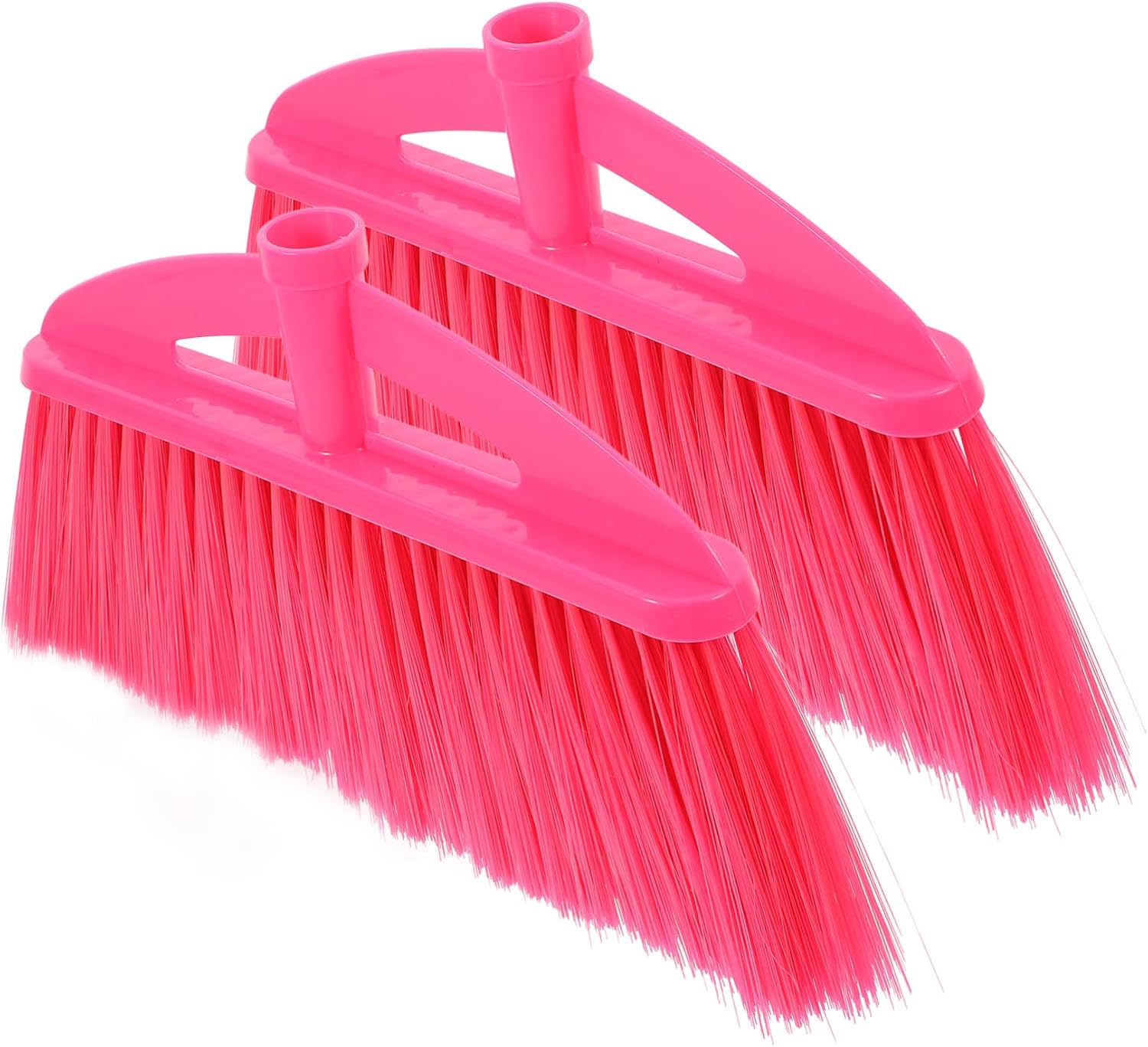 2pcs Plastic Broom Head Replacement Floor Broom Head Refill for Efficient Home School and Office Cleaning
