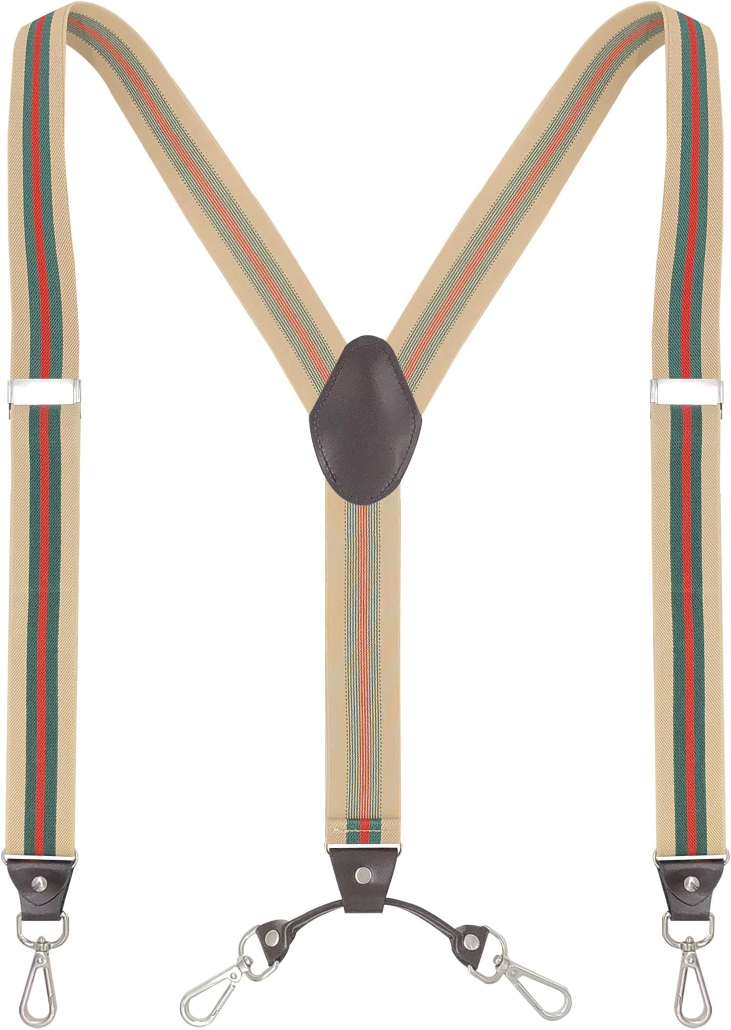 Men's Suspenders with Swivel Hooks and Adjustable Braces, Suitable for Heavy Duty, Big and Tall