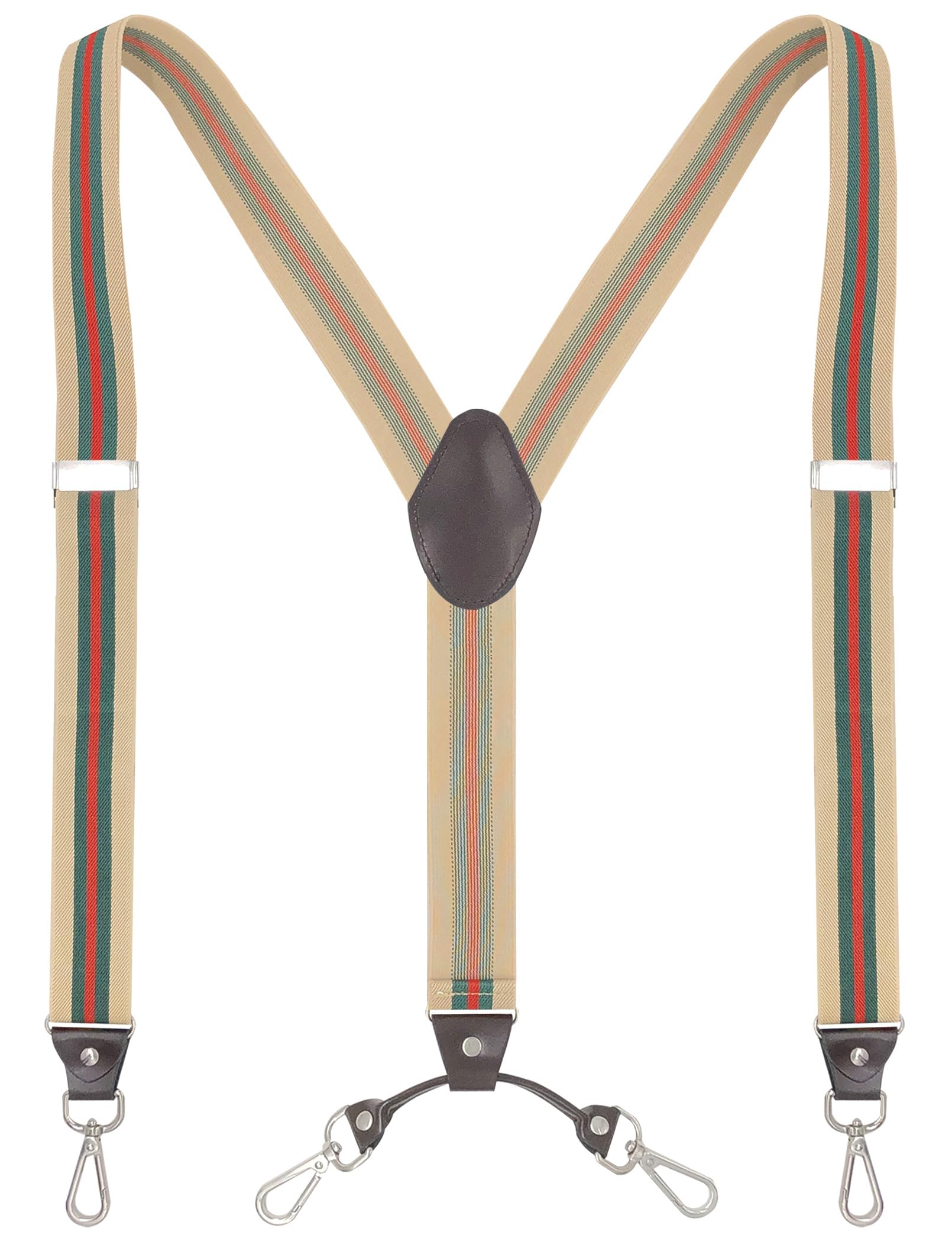 Men's Suspenders with Swivel Hooks and Adjustable Braces, Suitable for Heavy Duty, Big and Tall