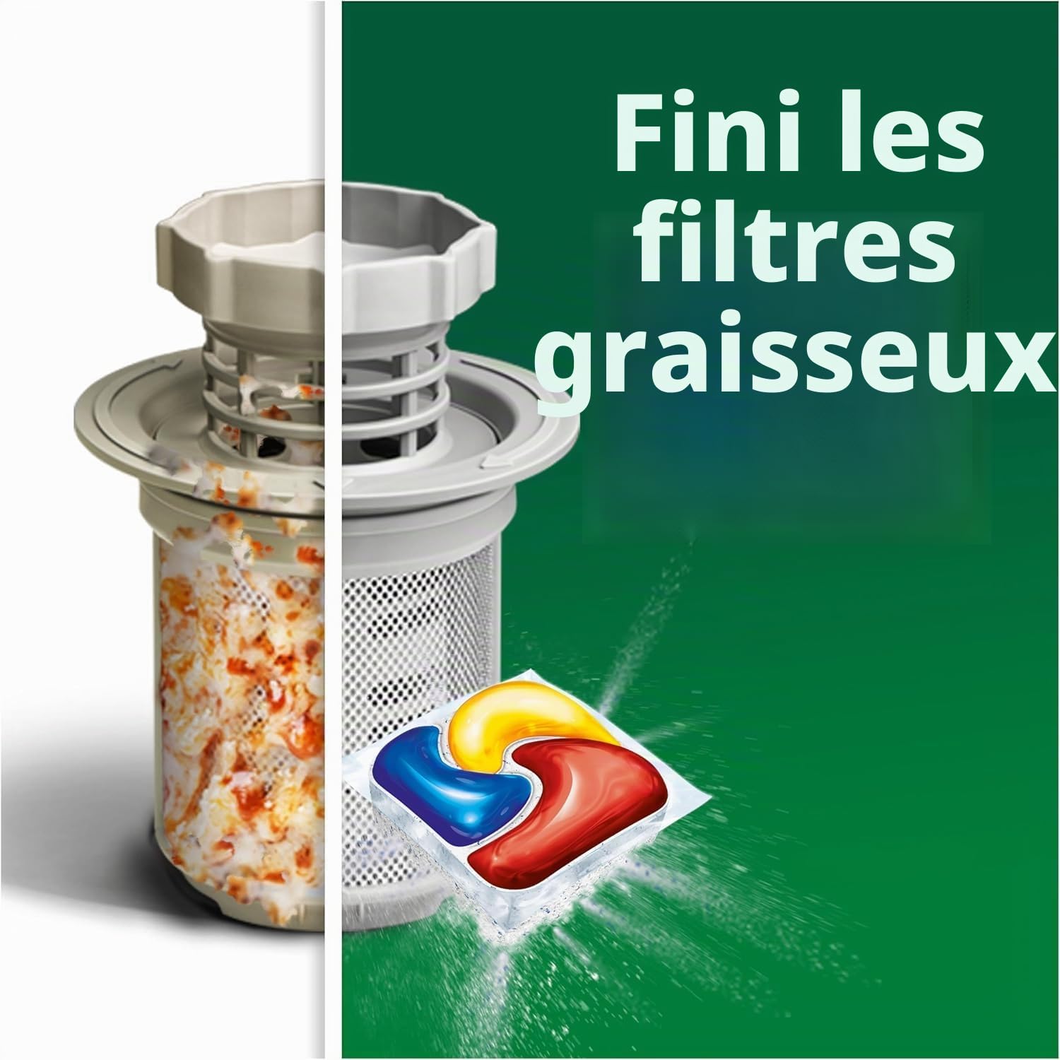 Fairy Platinum Plus Citron Comprimés pour Lave-vaisselle All in One 88 comprimés, le meilleur nettoyage pour garder vos plats brillants, donner de la brillance et prévenir le tartre