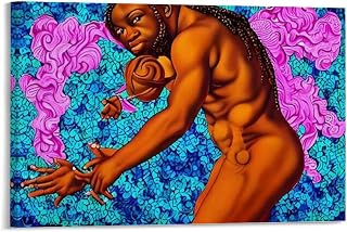 XIAOBO Kehinde Wiley Artist Poster Abstract Art Poster Surrealism Poster (5) Canvas Poster Wall Art Decor Print Picture Paintings for Living Room Bedroom Decoration Frame-style 18x12inch(45x30cm)