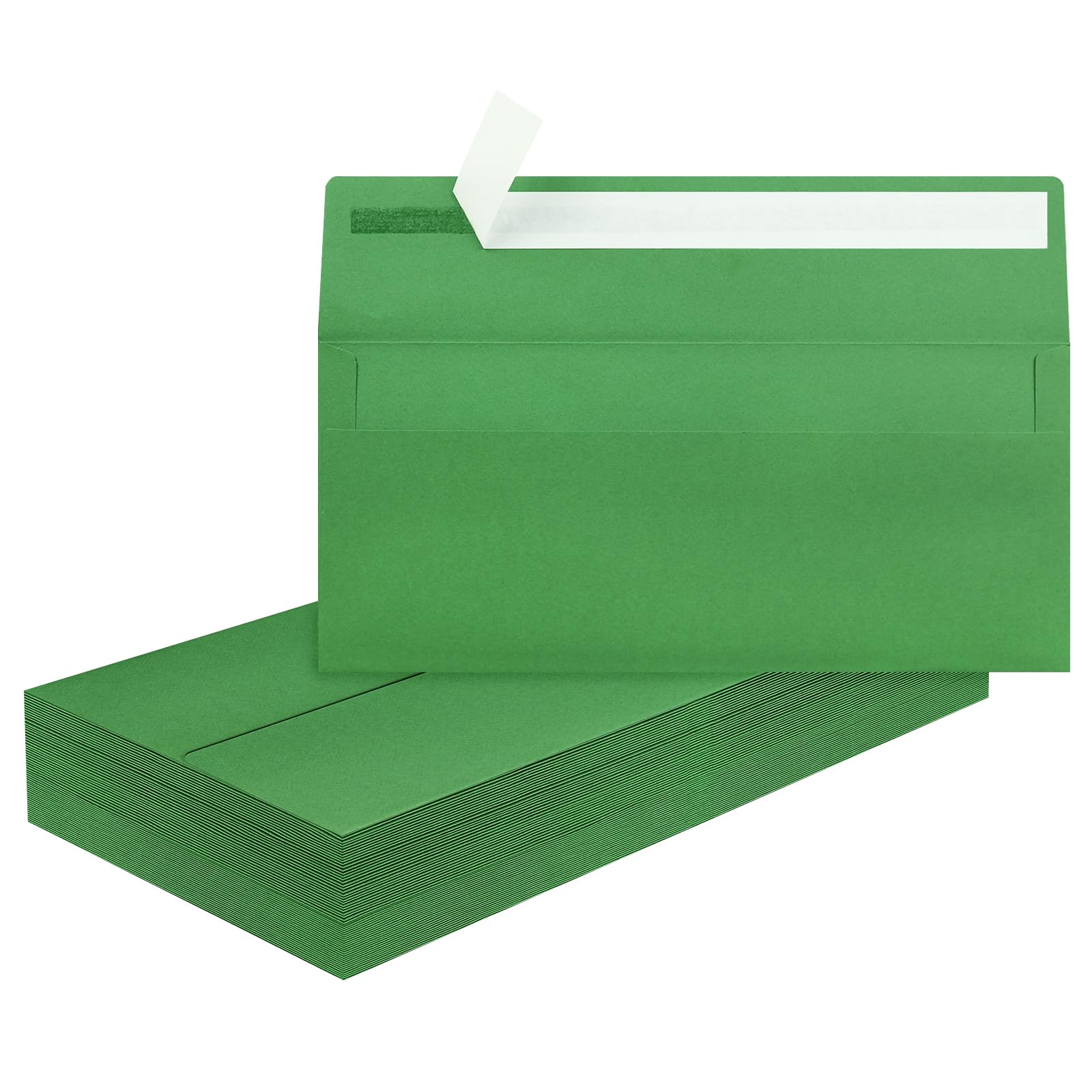50 Pcs #10 Business Envelopes, Self Seal Standard Envelopes, Windowless Business Mailing Envelopes for Office, Checks, Letters, Invoices, Statements, Wedding, Size 4-1/8 x 9-1/2 inch