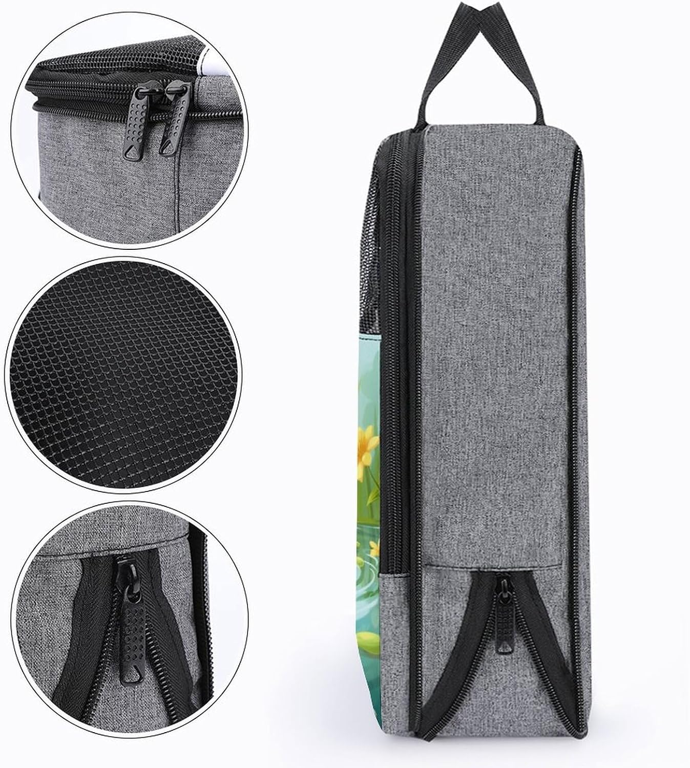Travel Shoes Bag, Frog In A Pond Travel Bags for Shoes, Travel, Sports, Foldable Shoe Pouch for Men And Women
