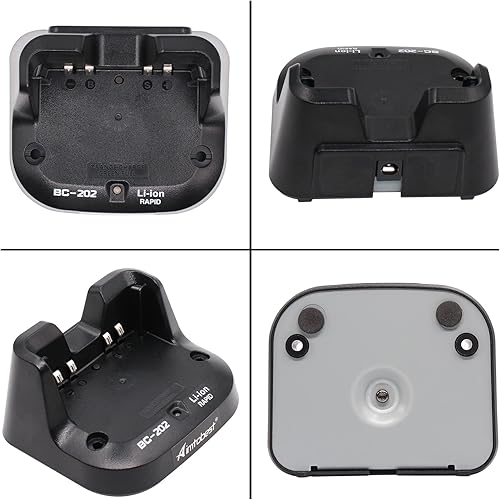 Miniatura 6 de BC-202 Cargador rápido compatible con ICOM ID-31 ID-31A ID-31E ID-51 ID-51A ID-51E ID-52 ID-52A ID-52E IC-705 IP-100H IP-503H IP-501H Radio BP-271