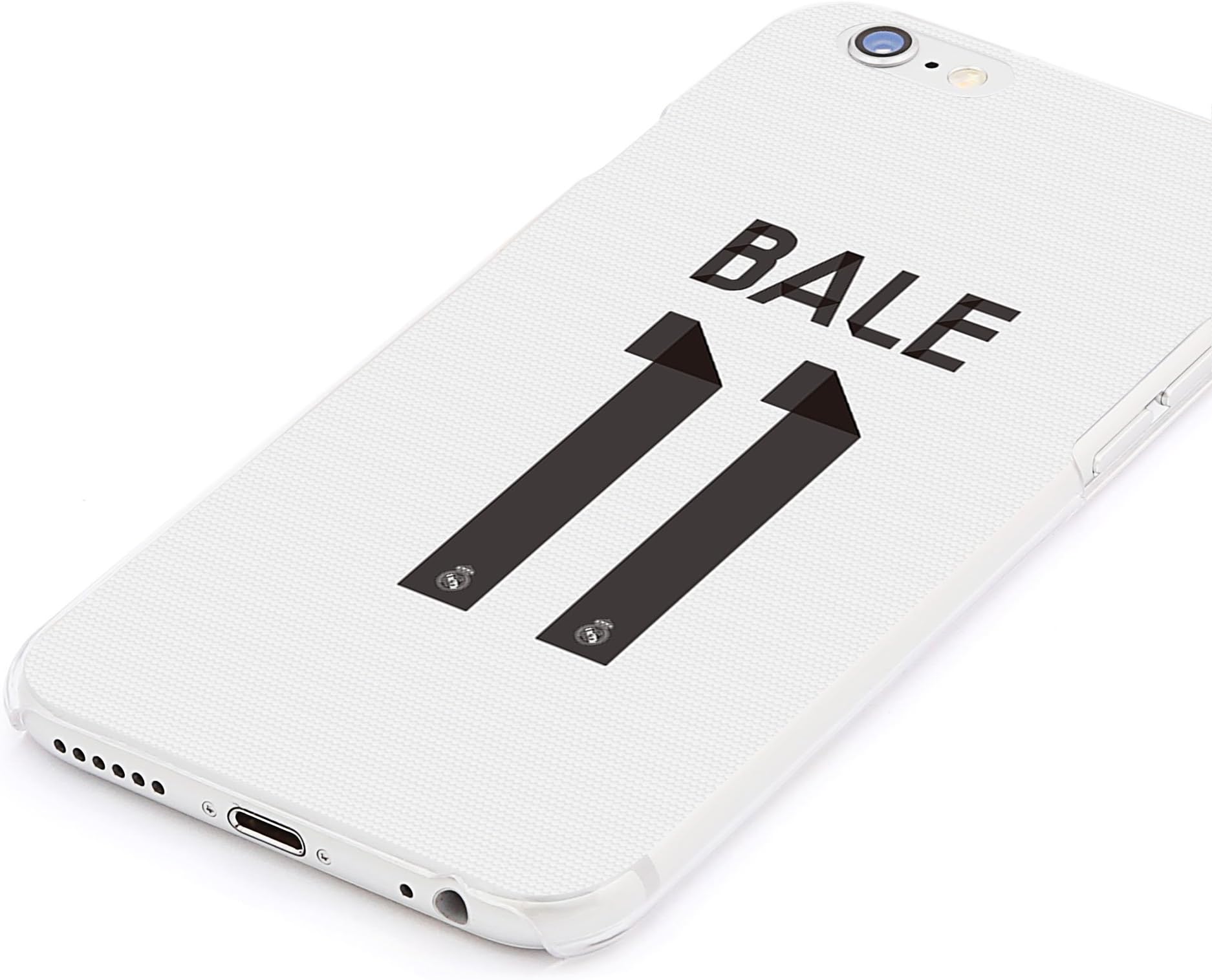 Slim and lightweight Hard Protective Case for iPhone 6/6S, Gareth Bale, Real Madrid + Screen Protector Film [i6_00769w]