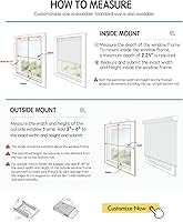 Vista 7 de Yoolax Persianas Motorizadas con Control Remoto, Persianas Inteligentes Opacas para Ventanas Persianas Enrollables Impermeables Motorizadas