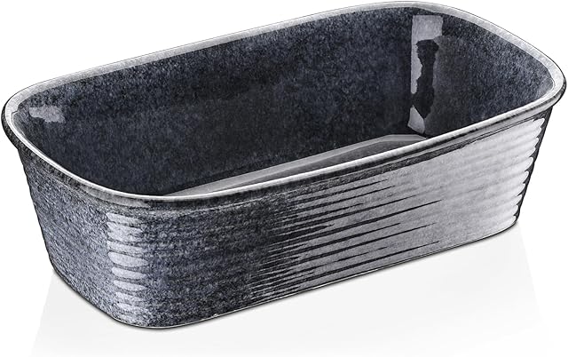 vancasso PRESTI forma do pieczenia chleba z kamionki, 1-częściowa prostokątna forma do lasagne, do chleba, lasagne, ciast pizzy