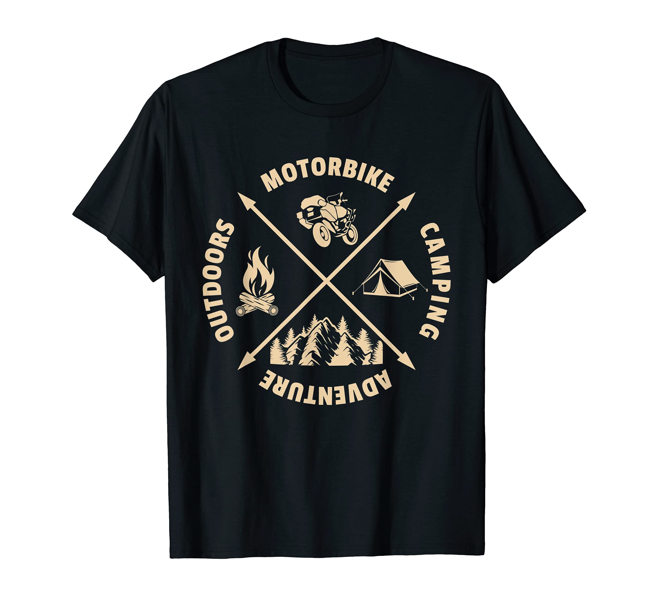 Adventure Rider Motorcycle Camping Dual Sport T-Shirt