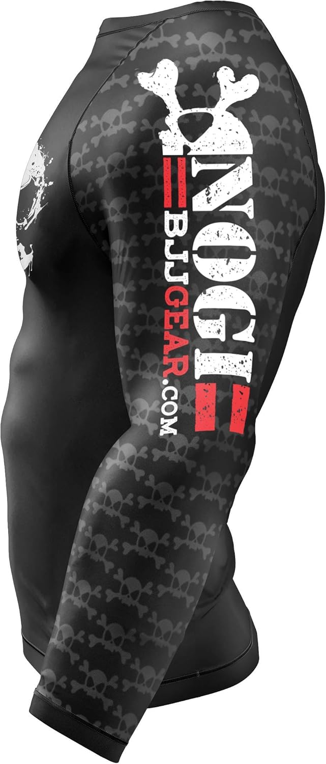 No Gi BJJ Compression Rash Guard & Spats for Jiu Jitsu, MMA