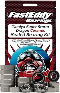 FastEddy Bearings Compatible with Tamiya Super Storm Dragon Ceramic Sealed Bearing Kit