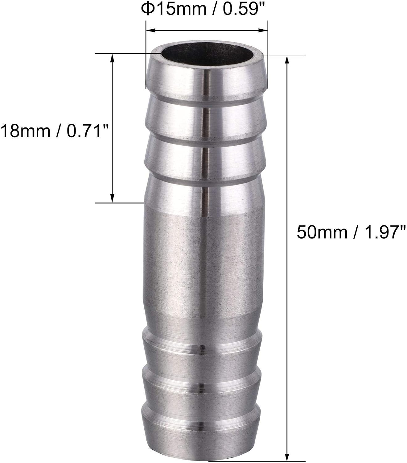 sourcing map Barb Hose Fitting - Image 3