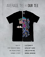 Vista 4 de INTO THE AM Astronaut Graphic Tees for Men S - 4XL