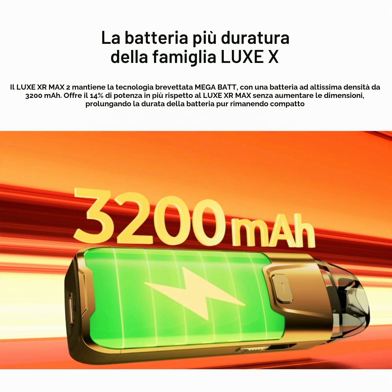 For Vaporesso LUXE XR MAX 2 Kit Batteria 3200 mAh (Pelle Nera Scuro) 80 W 5 ML LUXE XR Cartridge Vuota Resistenza GTX Coil 0,2/0,8ohm MTL/DTL Blocco a Un Pulsante Vape Originale - No Nicotine