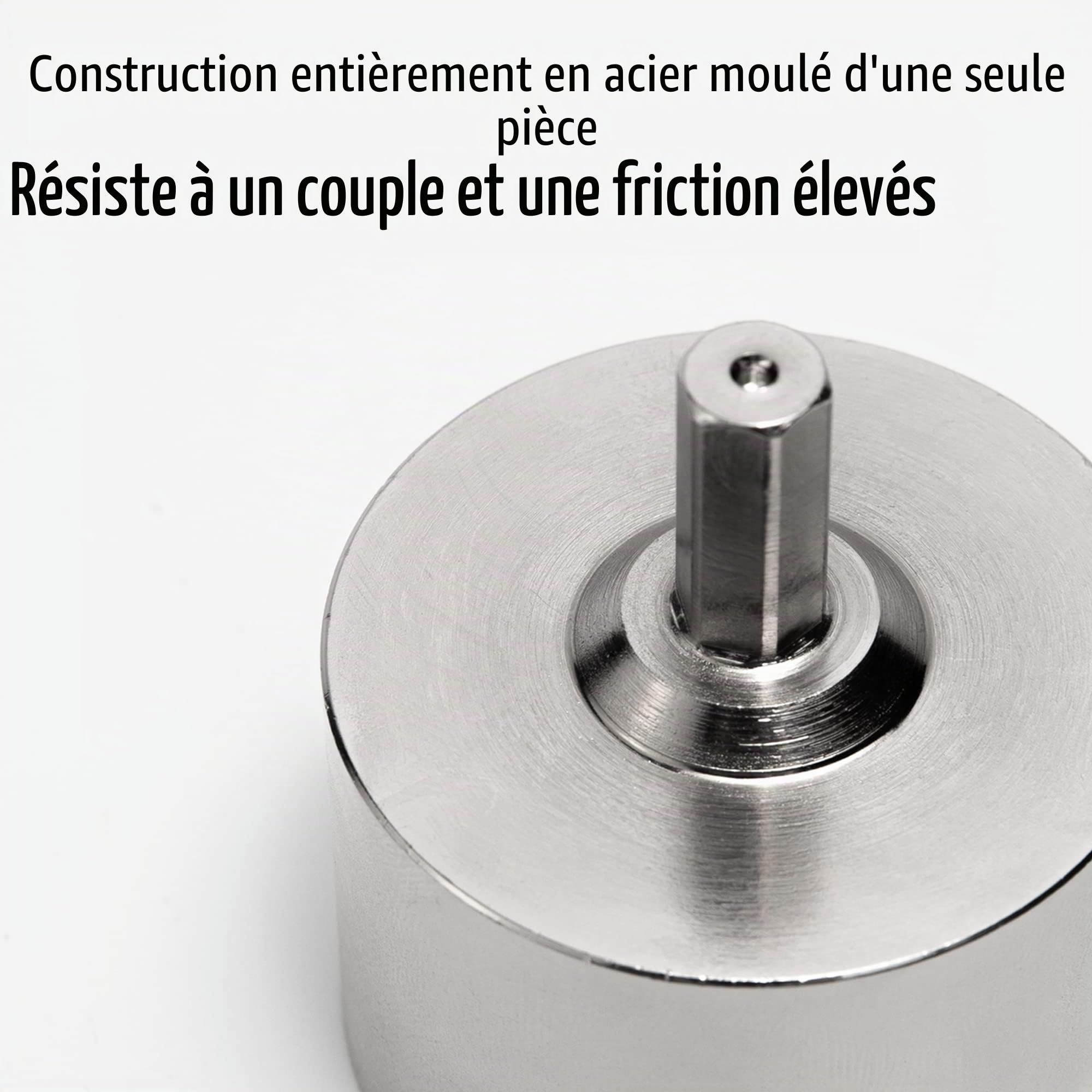 Nettoyeur de tuyaux en cuivre entièrement métallique de 2,5 cm, Brosse de Nettoyage pour perceuse avec brosses remplaçables, pour plombiers Professionnels et industriels