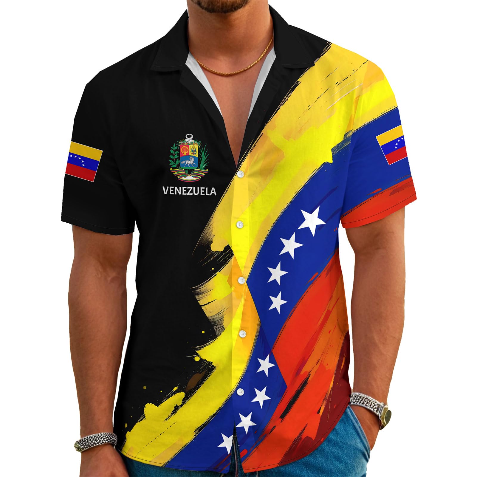 Hawaiian Shirts for Men Short Sleeve Casual Novelty Printed Hawaiian Shirt Button Down Aloha Shirts