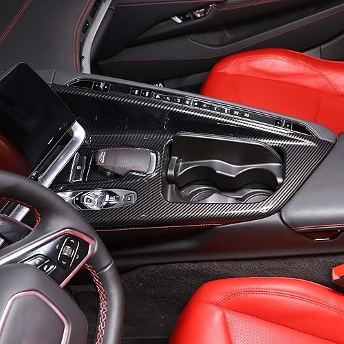 Vista 252 de CHEAYAR Cubierta decorativa para panel de interruptor de elevación de ventana, compatible con Chevrolet Corvette C8 2020-2023