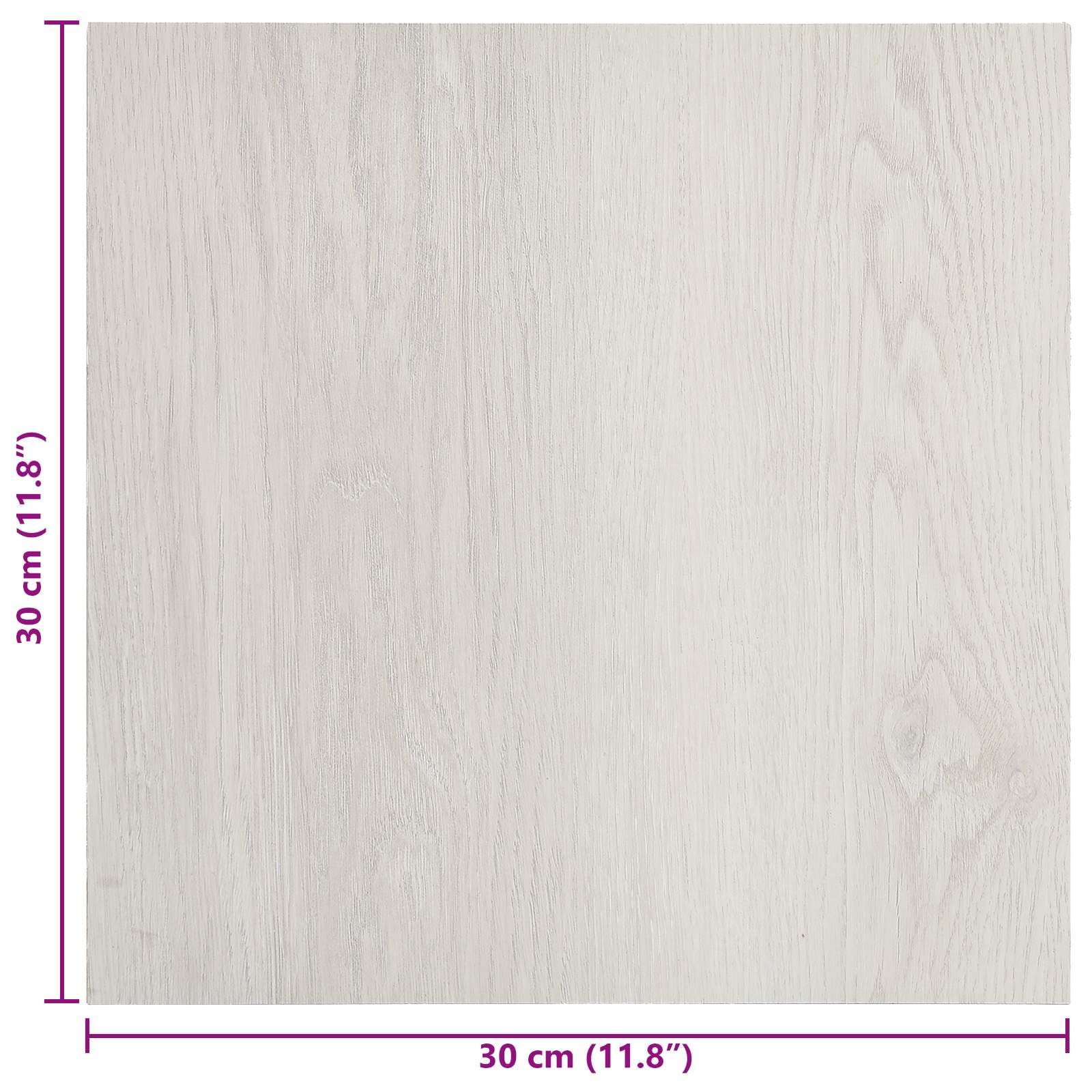 Samoprzylepne deski podłogowe z PCW, jasnobeżowe, 30,5 x 30,5 cm, 20 sztuk, kwadratowe, do salonu, kuchni, korytarza, renowacji z łatwym montażem i łatwą w pielęgnacji wykładziną podłogową