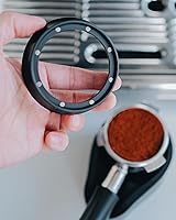 Vista 3 de Normcore Embudo dosificador magnético de 54 mm V2 - Anillo dosificador de café espresso - Aluminio anodizado de 18 mm con 8 imanes de neodimio