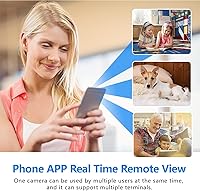 Vista 3 de Cámara espía más pequeña, detector de cámara oculta, cámara de seguridad WiFi inalámbrica HD1080P, cámara de niñera, monitor de bebé con visión